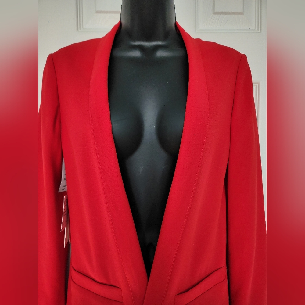 Aritzia Wilfred Solaina red blazer